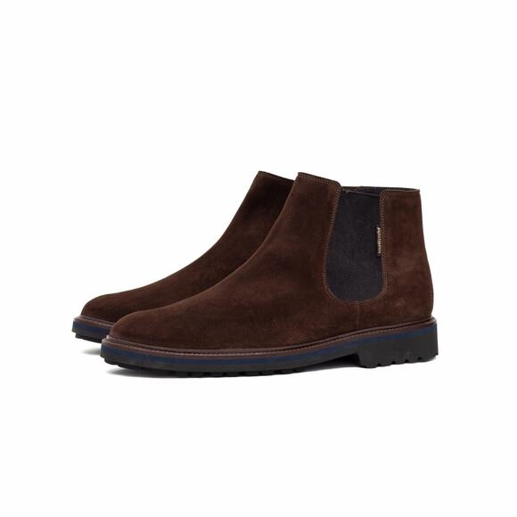 450$ NEW MEPHISTO Benson Side Zip Chelsea Boots In Brown Suede US11 main image 6